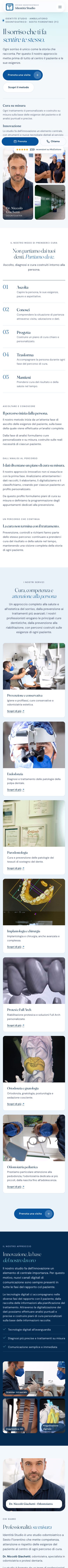 Il nuovo sito su smartphone