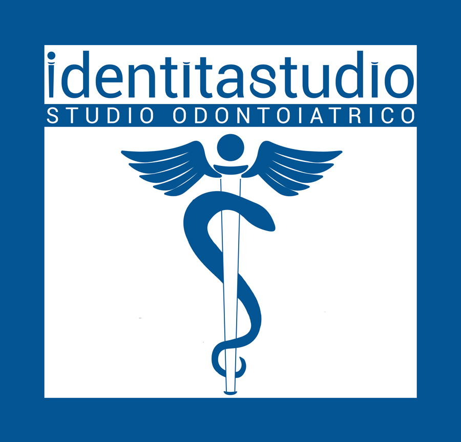 Il logo su fondo scuro